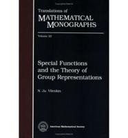 Special Functions and the Theory of Group Representations