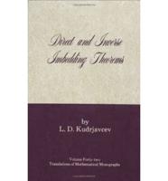 Direct and Inverse Imbedding Theorems;