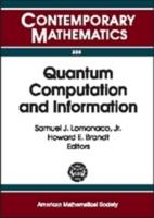 Quantum Computation and Information