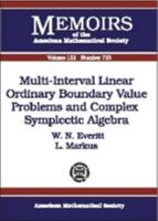 Multi-Interval Linear Ordinary Boundary Value Problems and Complex Symplectic Algebra