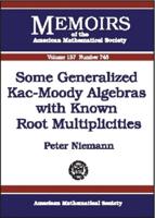 Some Generalized Kac-Moody Algebras With Known Root Multiplicities