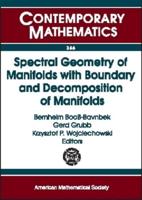 Spectral Geometry of Manifolds With Boundary and Decomposition of Manifolds