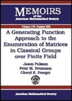 A Generating Function Approach to the Enumeration of Matrices in Classical Groups Over Finite Fields