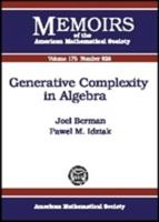Generative Complexity in Algebra