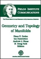 Geometry and Topology of Manifolds