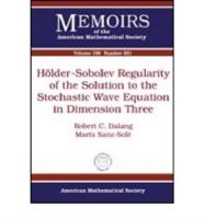 Hölder-Sobolev Regularity of the Solution to the Stochastic Wave Equation in Dimension Three