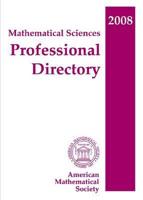Mathematical Sciences Professional Directory, 2008