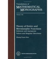 Theory of Entire and Meromorphic Functions