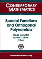 Special Functions and Orthogonal Polynomials