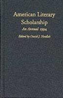 American Literary Scholarship, 1994. Volume 92