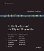 In the Shadows of the Digital Humanities. Volume 25