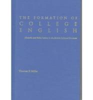 The Formation of College English