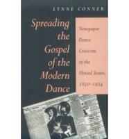 Spreading the Gospel of the Modern Dance