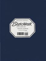 Large Sketchbook (Lizard, Navy Blue)