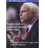 Representative American Speeches, 2000-2001