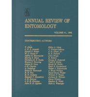 Annual Review of Entomology. V. 41, 1996