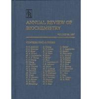 Annual Review of Biochemistry. V. 66, 1997