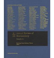 Annual Review of Biochemistry 2011