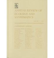 Annual Review of Ecology and Systematics. Vol. 27 1996