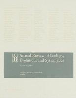 Annual Review of Ecology, Evolution, and Systematics, Volume 38