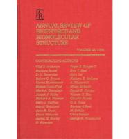 Annual Review of Biophysics and Biomolecular Structure. V. 25, 1996