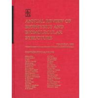 Annual Review of Biophysics and Biomolecular Structure. V. 27, 1998