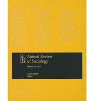 Annual Review of Sociology V36