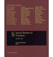 Annual Review of Nutrition W/Online, Vol. 31