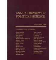 Annual Review of Political Science. V. 2, 1999