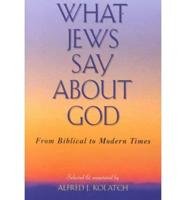 What Jews Say About God