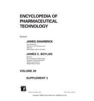 Encyclopedia of Pharmaceutical Technology