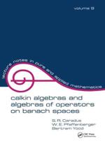 Calkin Algebras and Algebras of Operators on Banach Spates