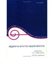 Algebra and Its Applications