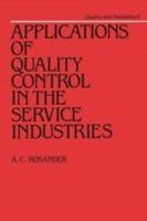 Applications of Quality Control in the Service Industries