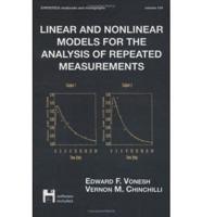 Linear and Nonlinear Models for the Analysis of Repeated Measurements