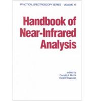 Handbook of Near-Infrared Analysis