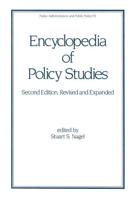 Encyclopedia of Policy Studies