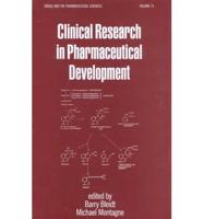 Clinical Research in Pharmaceutical Development