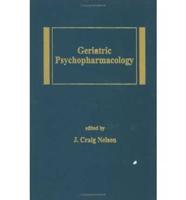 Geriatric Psychopharmacology