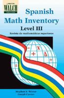 Spanish Math Inventory Level III