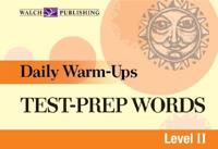 Daily Warm-Ups for Test-Prep Words