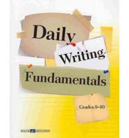 Daily Writing Fundamentals 9-10