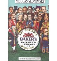 The Portable Baker's Biographical Dictionary of Musicians
