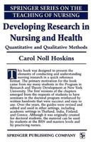 Developing Research in Nursing and Health