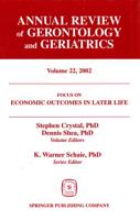 Annual Review of Gerontology and Geriatrics, Volume 22, 2002