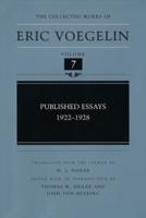 Published Essays, 1922-1928