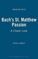 Bach's St. Matthew Passion