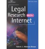 Legal Research Via the Internet