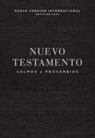 Nvi, Nuevo Testamento De Bolsillo, Con Salmos Y Proverbios, Tapa Rústica, Negro