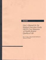 User's Manual for the Medical Outcomes Study (MOS) Core Measures of Health-Related Quality of Life